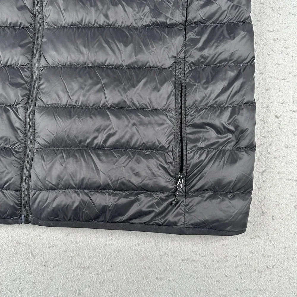 Eddie Bauer Down 650 Vest Men's XL Black Puffer Full Zip‎ Insulated Cirruslite